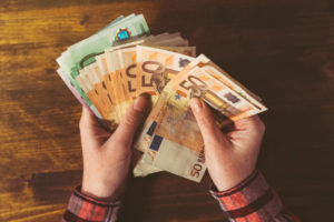 bill counter - counting money